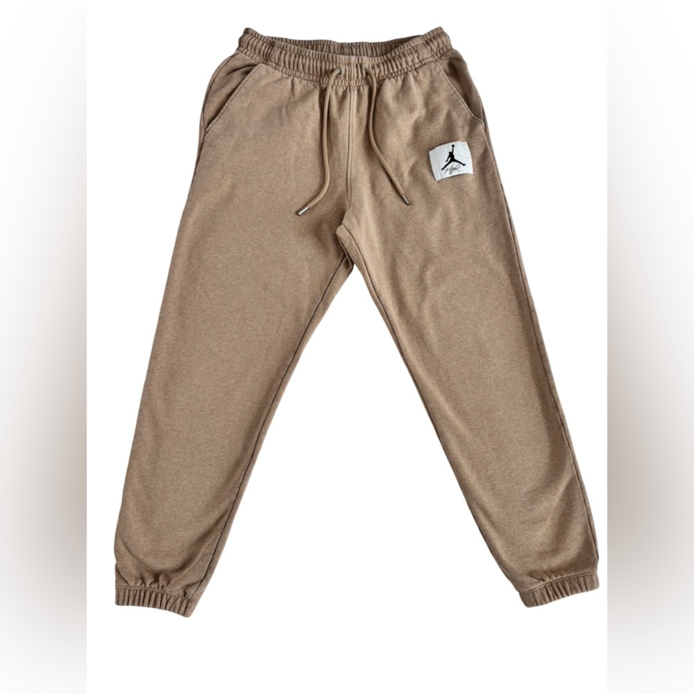 Jordan Essentials Men's Fleece Pants Hemp Brown Unisex Size Medium